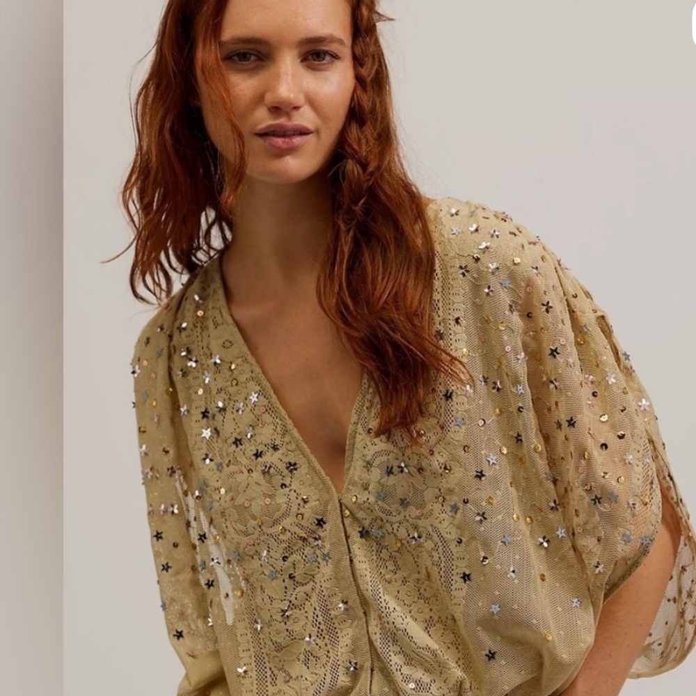Free people summer shine body suit, NWT